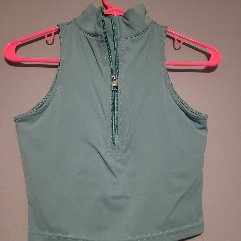 Vitality (Balance Athletica) light blue crop top
